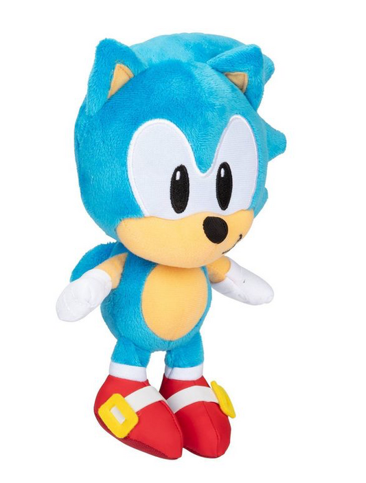 Sonic the Hedgehog 9" Inch Stuffed Animal Plush Toy, Classic Sonic