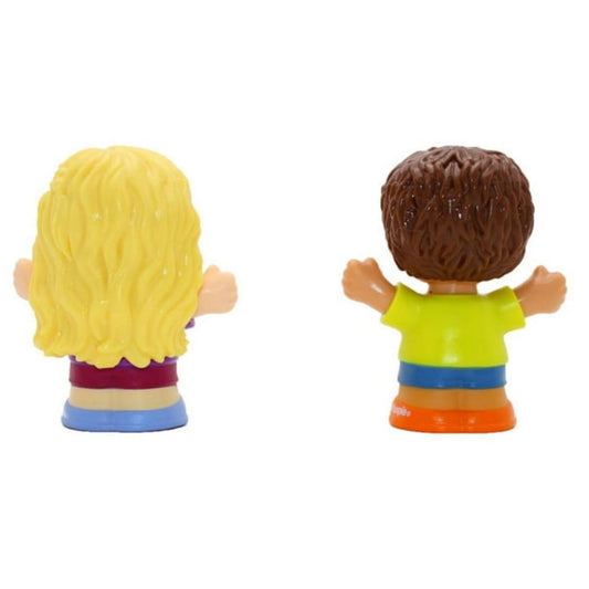 Fisher-Price Little People 2 Pack ActionFigure Toy, Girl and Boy Soccer Players