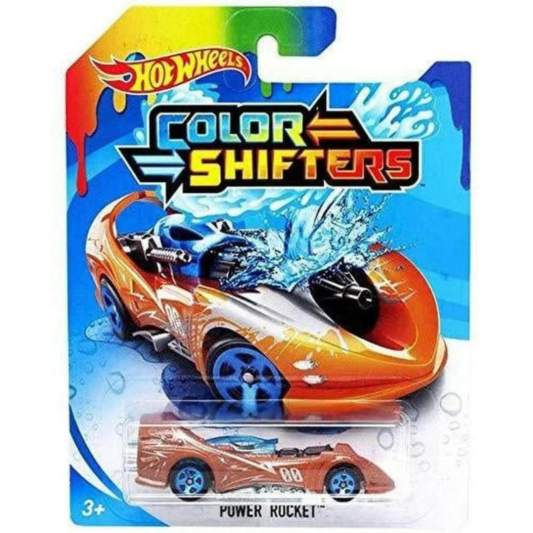 Hot Wheels Color Shifters Power Rocket Play Vehicle Car, Scale 1:64 –  GOODIES FOR KIDDIES