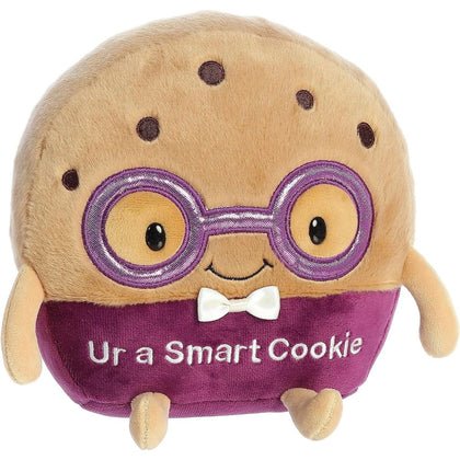 Aurora® JUST SAYIN'™ Ur a Smart Cookie™ Chocolate Chip Cookie 8.5 Inch Stuffed Animal Plush Toys
