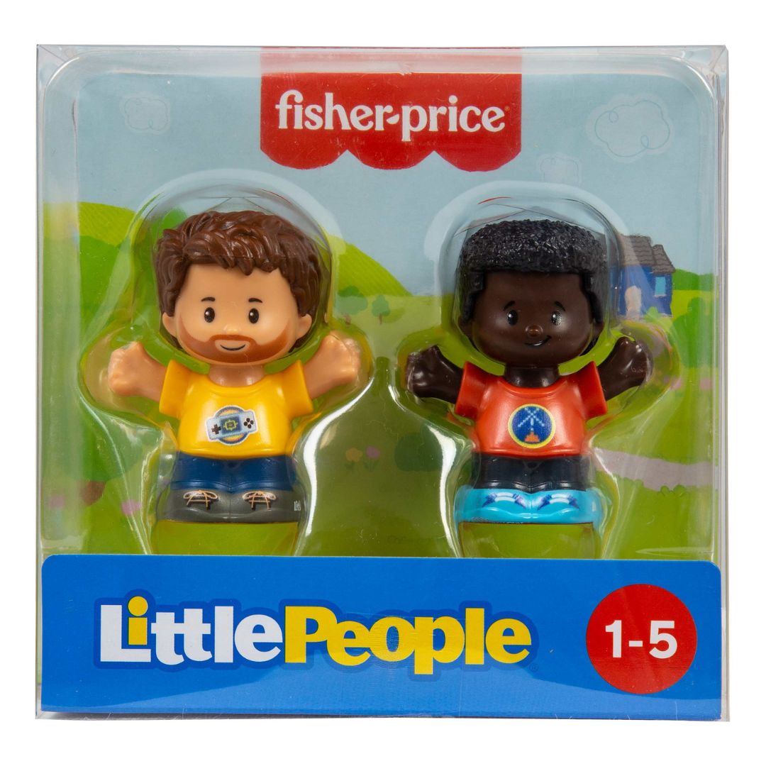 Fisher-Price Little People 2 Pack Action Figure Toy, Gamer Boys