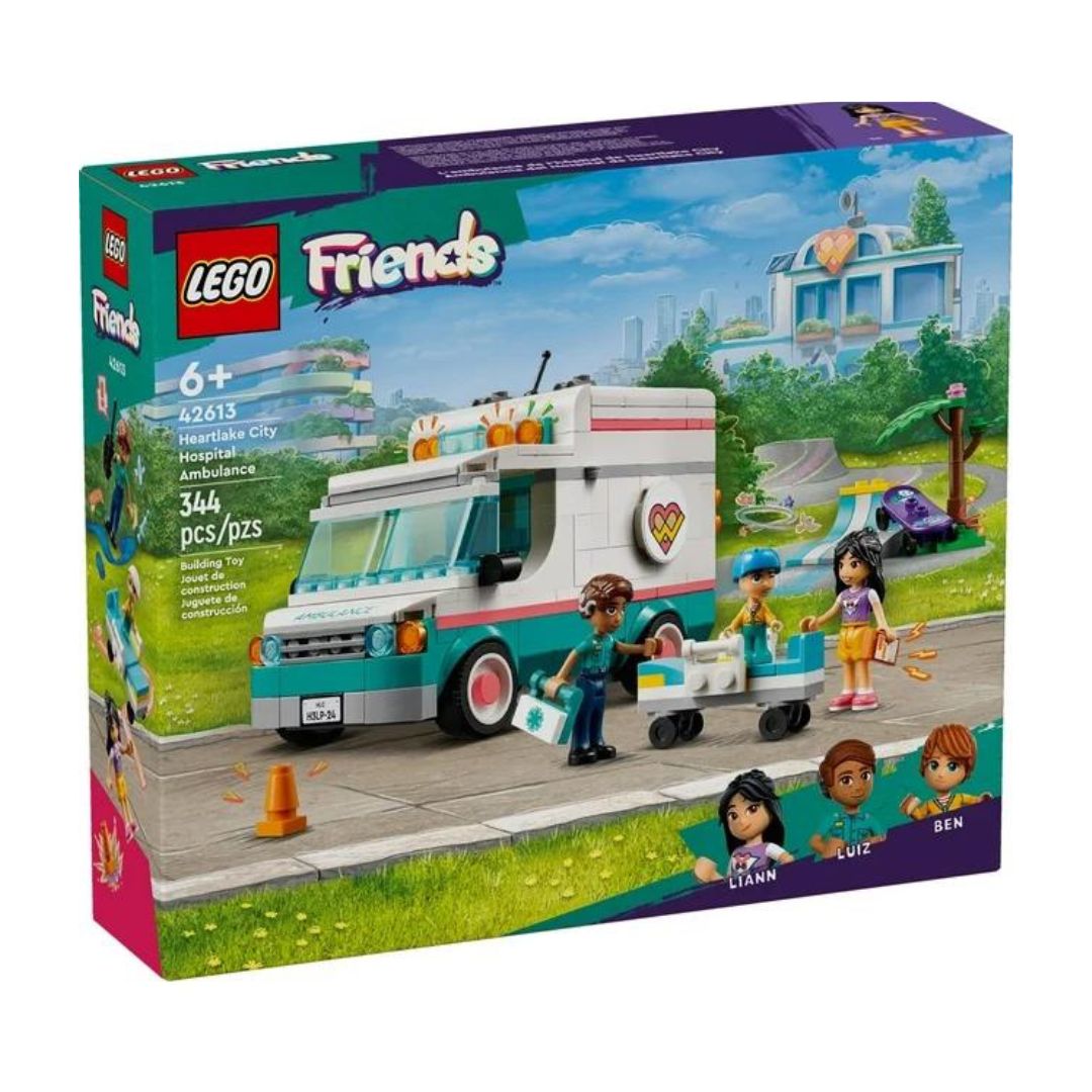 LEGO Friends Heartlake City Hospital Ambulance 42613 344 Pieces