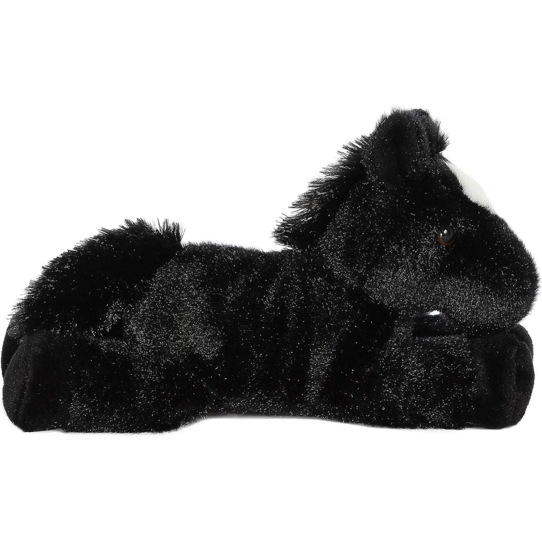 Aurora® Mini Flopsie™ Beau™ the Black Stallion Horse 8 Inch Stuffed Animal Plush