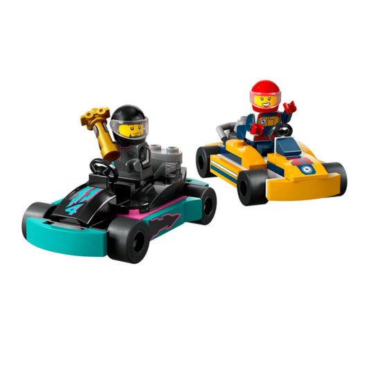 LEGO® City Go-Karts and Race Drivers Building Kit 60400, 99 Pieces
