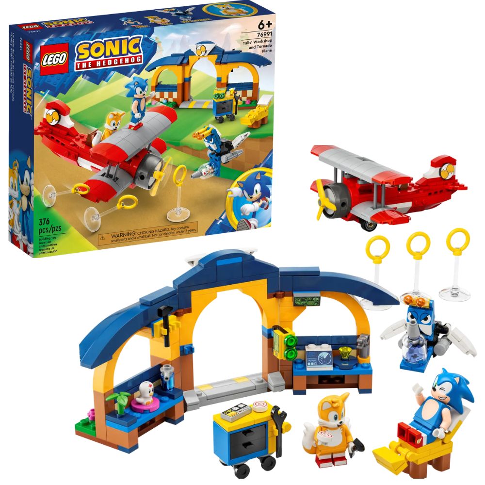 LEGO® Sonic the Hedgehog™ Tails' Workshop and Tornado Plane 76991 (376 –  GOODIES FOR KIDDIES