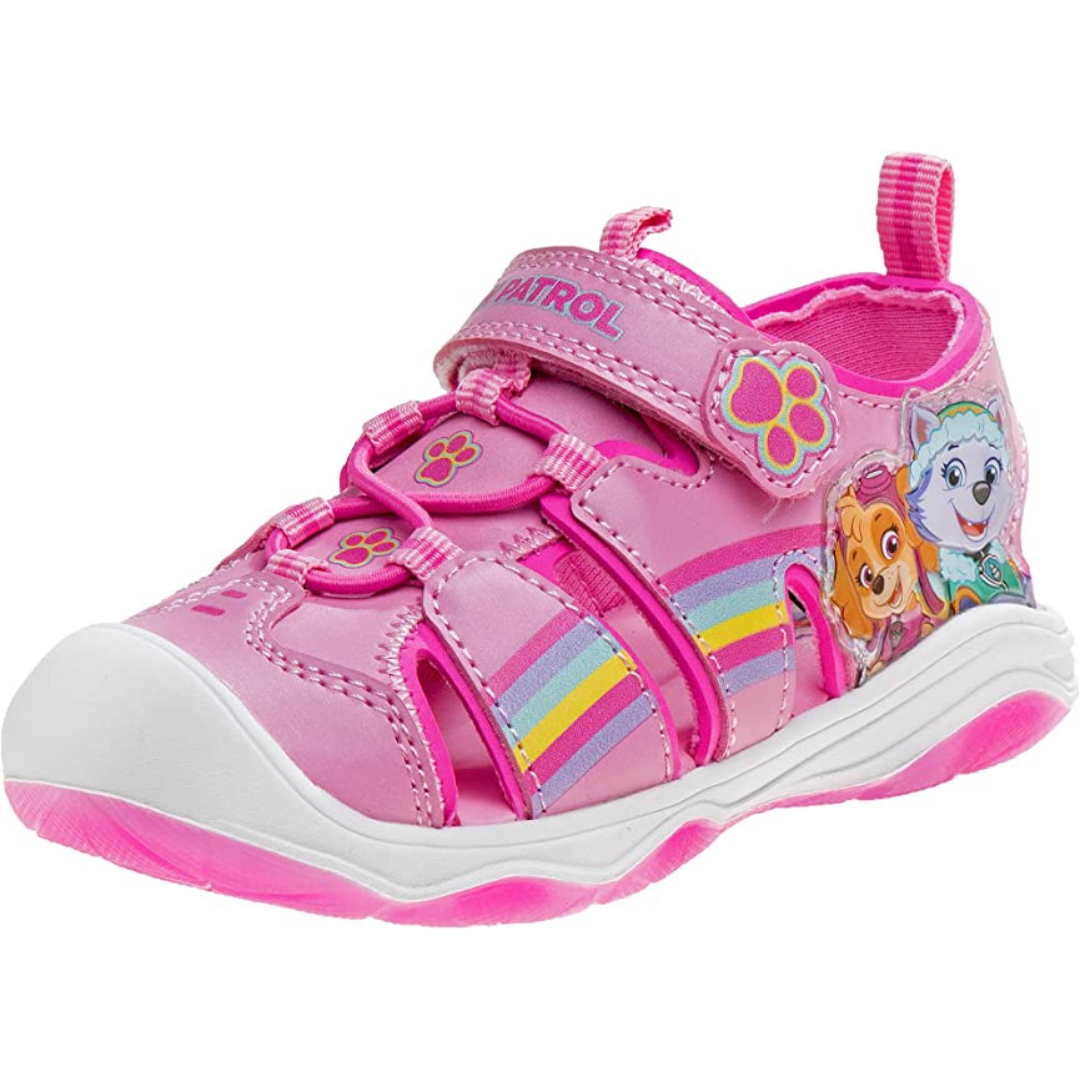 Paw Patrol Syke Everest Girls Light Up Toddler Sandals