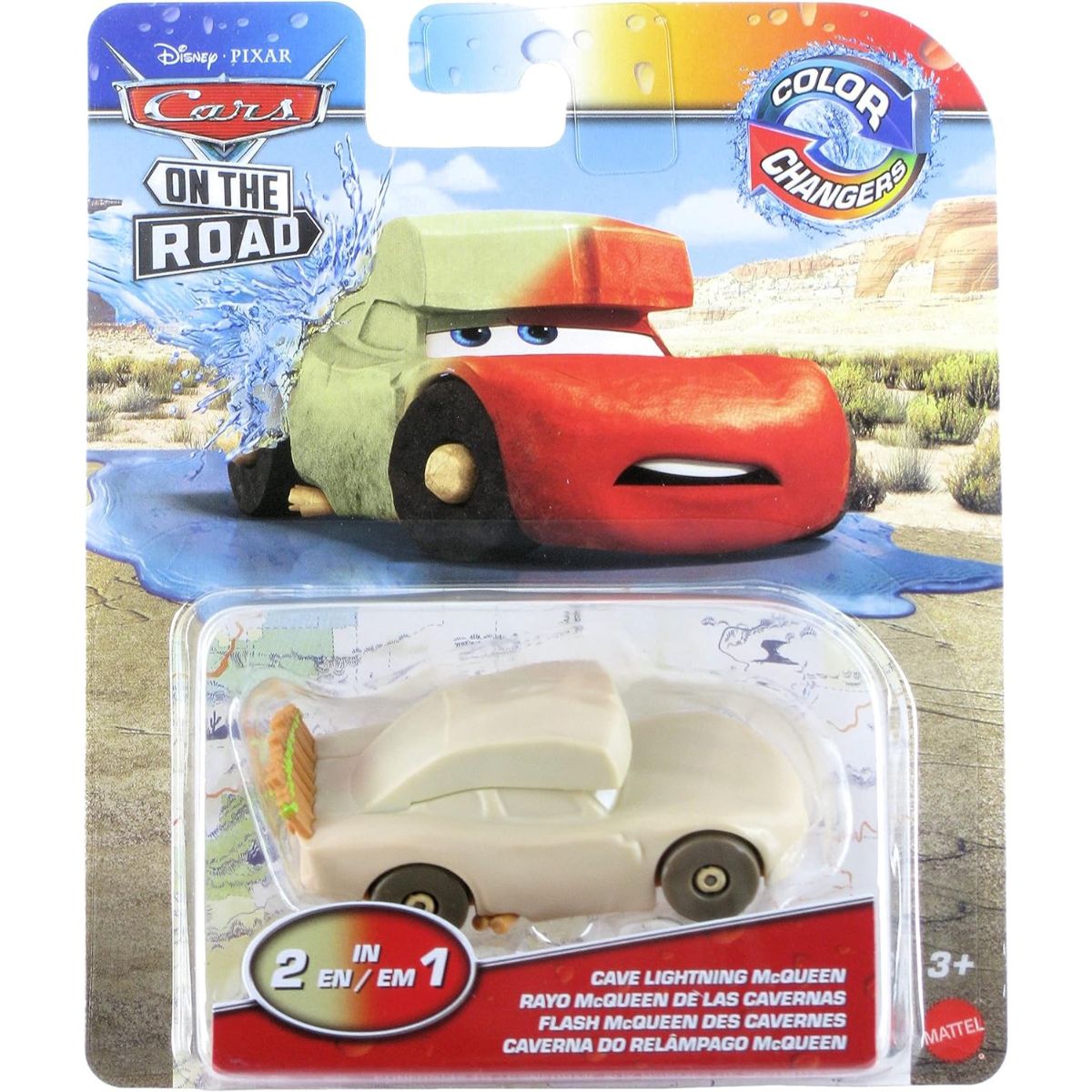 Disney Pixar Cars On The Road Color Changers Cave Lightning