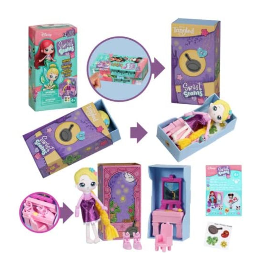 Disney SWEET SEAMS Surprise Doll & Playset (New & Sealed) Green