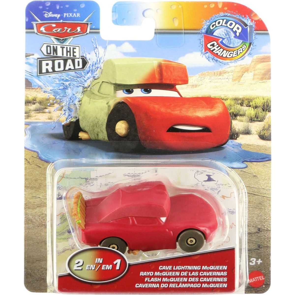 Disney Pixar Cars On The Road Color Changers Road Trip Lightning McQueen