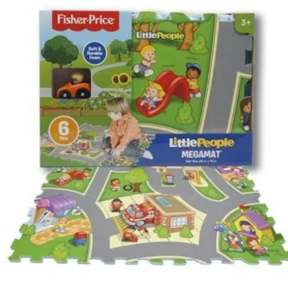 Fisher Price Little People 6 Foam Piece Megamat Styles May Vary