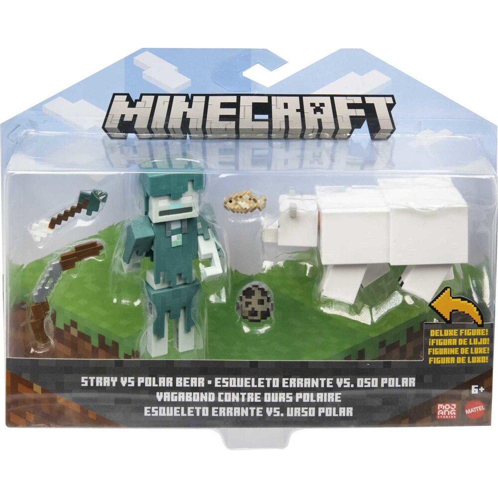 Minecraft Craft-a-Block 2-Pk Figures, Character Figures Based on the Video  Game (Styles May Vary) 