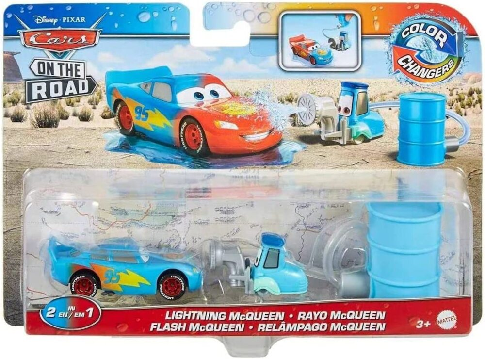  Disney Cars Toys Color Changers 2022 Cars On The Road Cave  Lightning McQueen : Toys & Games