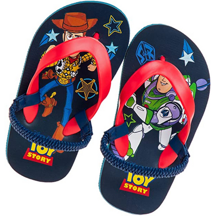 Disney Boys Toy Story Thong Summer Flip Flop Sandals With Heel Strap (Toddler/Little Kid)