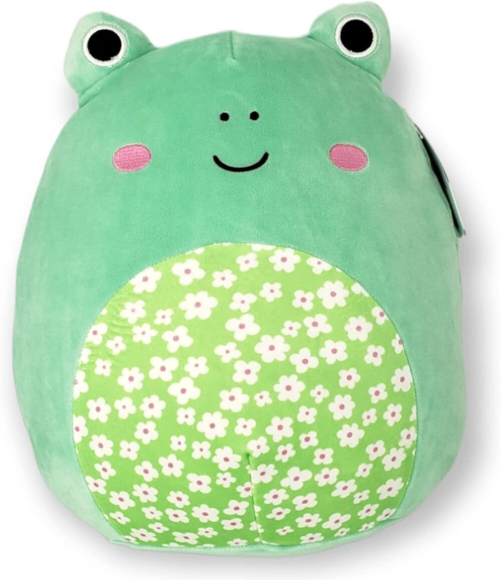 Squishmallows Official Kellytoy Spring Squad 8-Inch Wendy the Frog