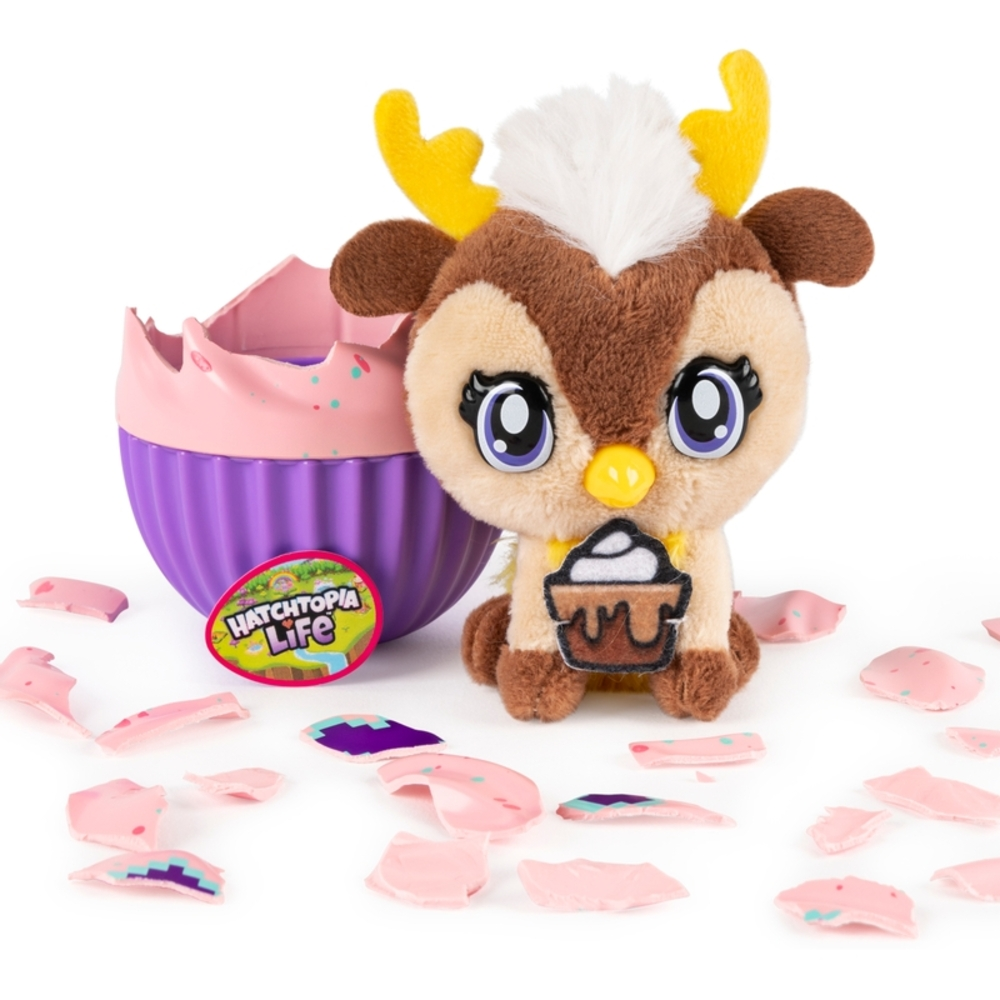 Sugar Sweet Scented Hatchimals Hatchtopia Life 2 inch tall Plush Hatchimals with Interactive Game Styles May Vary