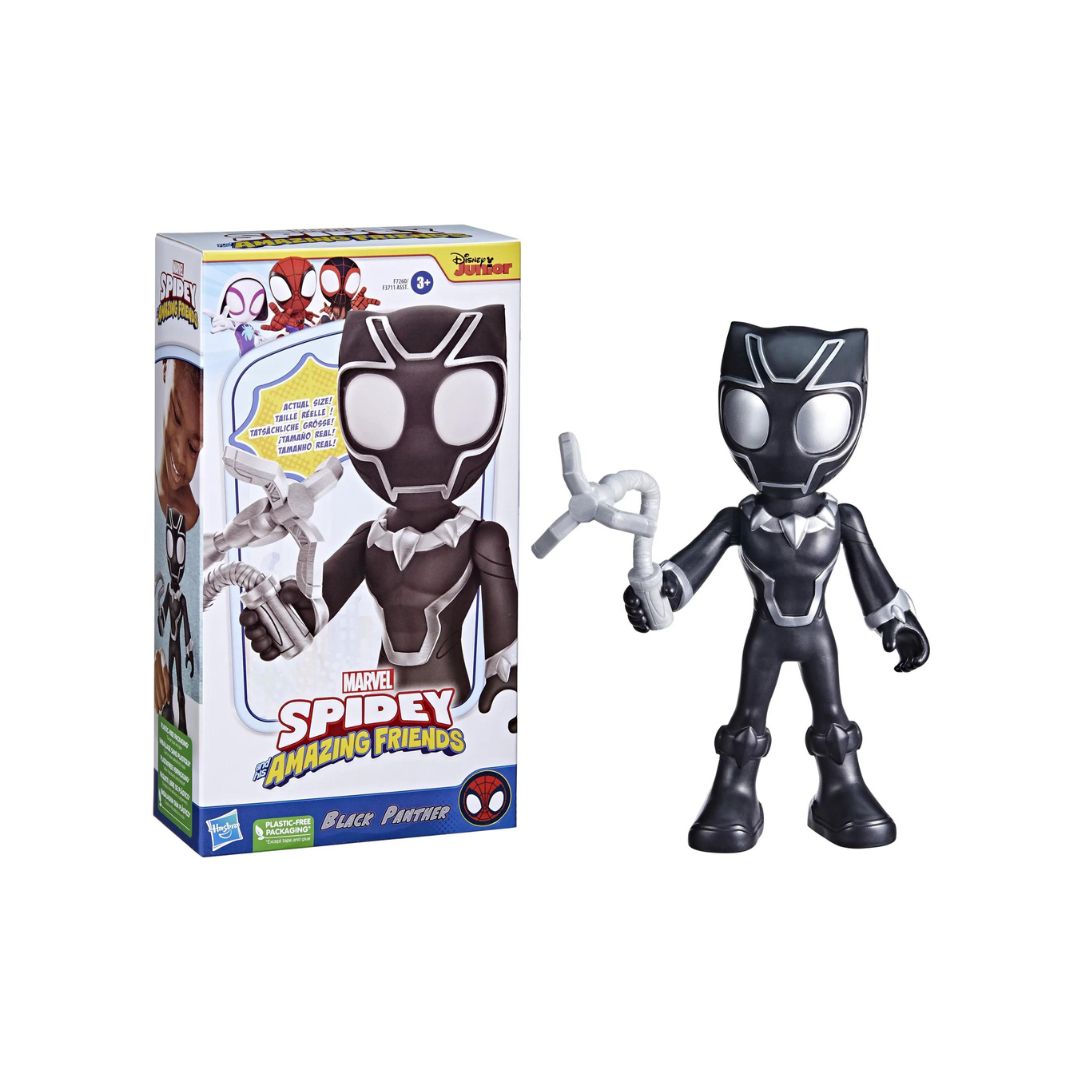 Spidey and His Amazing Friends Supersized Miles Morales: Spider-Man 9-inch  Action Figure, Marvel Preschool Super Hero Toy, Kids Ages 3 and Up