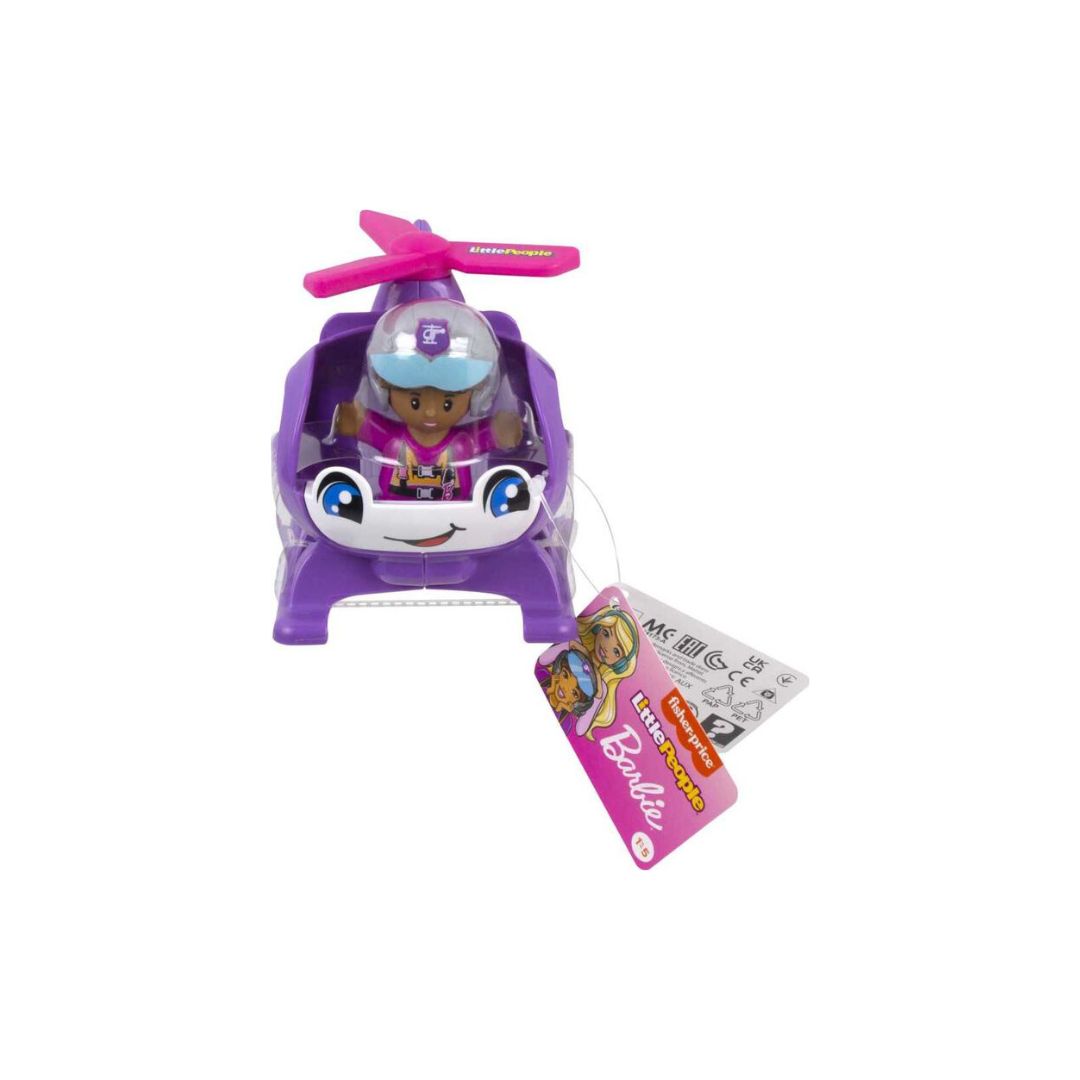 Fisher-Price Barbie Little People Small Helicopter Vehicle