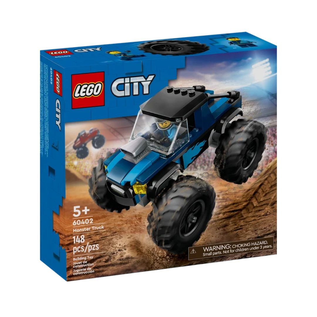 LEGO City Blue Monster Truck 60402 148 Pieces GOODIES FOR KIDDIES