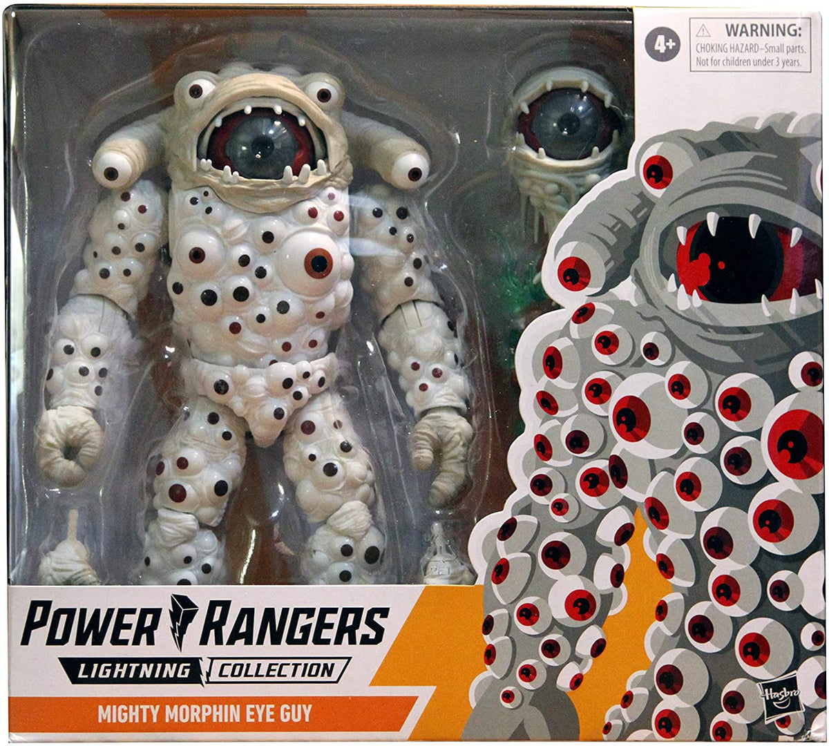 Front window box packaging thumbnail of the Power Rangers Lightning Collection Mighty Morphin Eye Guy monster figure.