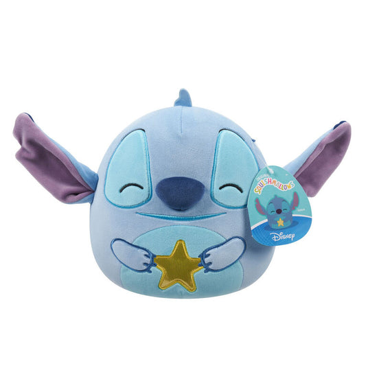 Squishmallows Official 8-Inch Disney Stitch with Starfish Plush Toy