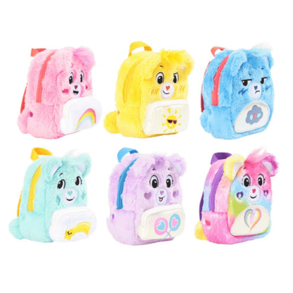 Real Littles™ Care Bears 3.5" Inch Micro Collectible Backpack with 6 Surprise Inside!, Cheer Bear