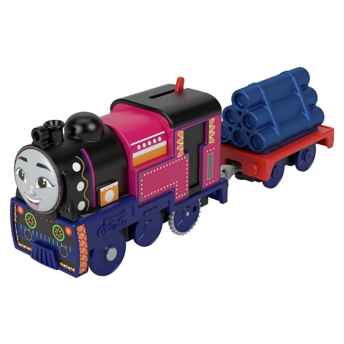 Thomas & Friends Ashima Motorized Toy Train Engine, Battery-Powered Toy Train