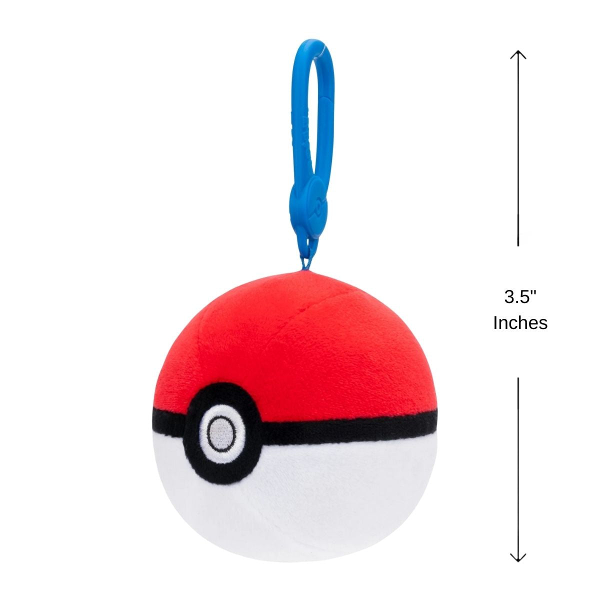 Pokemon™ 3.5 Inch Backpack Clip-On Poke Ball Plush Toy