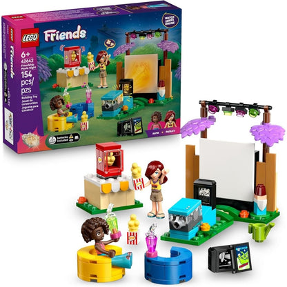 LEGO® Friends Friendship Movie Night Building Kit 42642, 154 Pieces