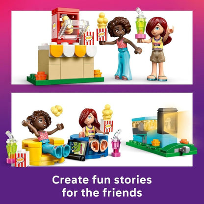 LEGO® Friends Friendship Movie Night Building Kit 42642, 154 Pieces