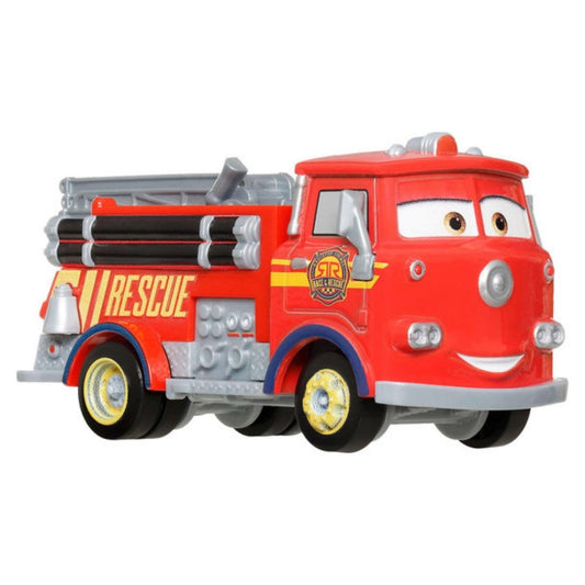 Disney Pixar Cars Radiator Springs Race & Rescue Character Scale 1:55 Die-Cast Car Vehicle, Red