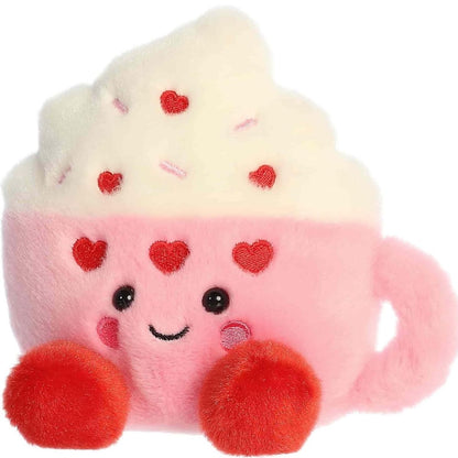 Aurora® Palm Pals™  Harper Heart Latte™ 5 Inch Stuffed Animal Toy Seasonal