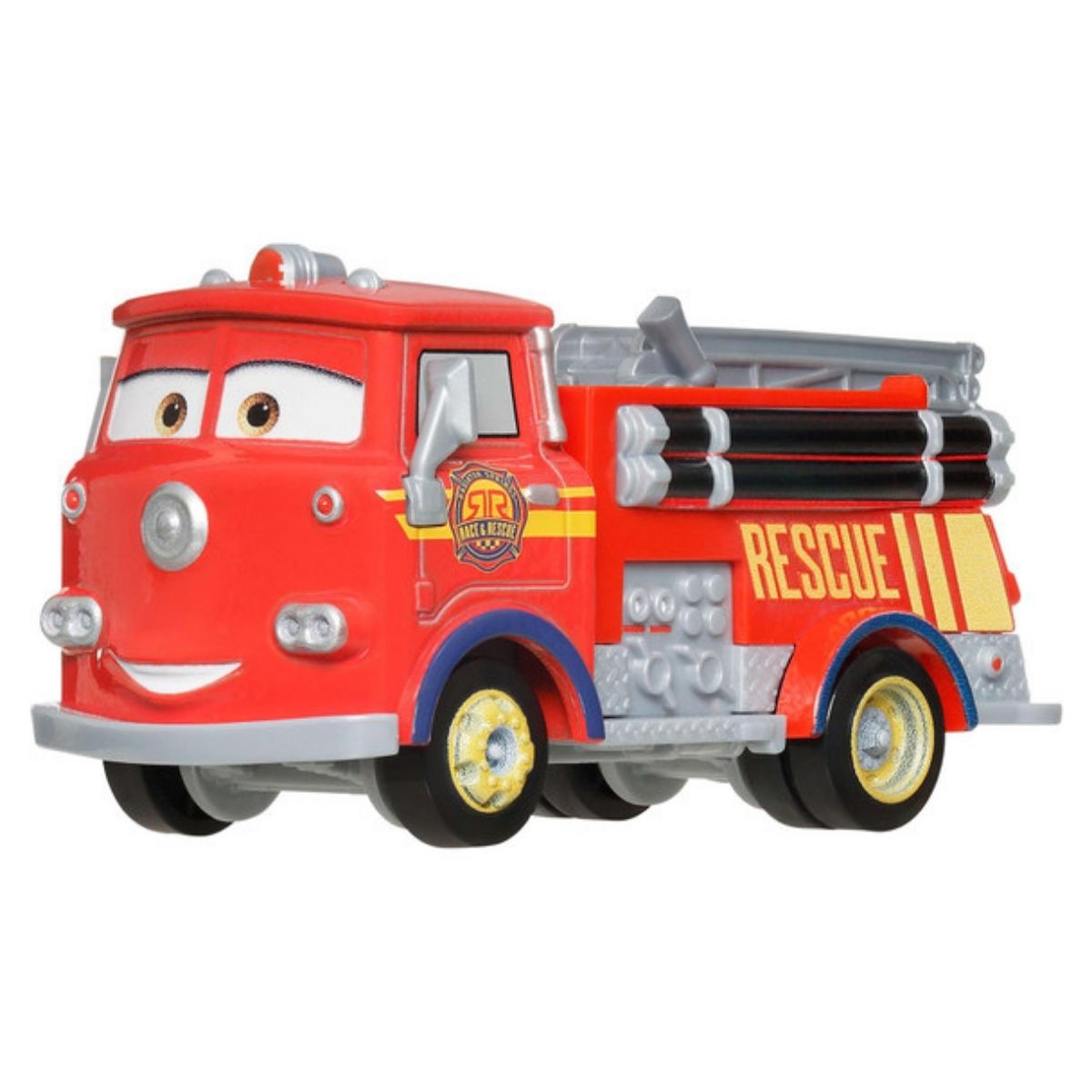 Disney Pixar Cars Radiator Springs Race & Rescue Character Scale 1:55 Die-Cast Car Vehicle, Red