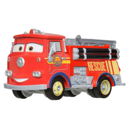 Disney Pixar Cars Radiator Springs Race & Rescue Character Scale 1:55 Die-Cast Car Vehicle, Red