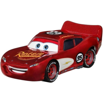 Mattel Disney Pixar Cars Lightning McQueen 1:55 Die-Cast Car – Radiator Springs Metal Toy Vehicle with Rolling Wheels