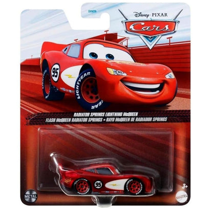 Mattel Disney Pixar Cars Lightning McQueen 1:55 Die-Cast Car – Radiator Springs Metal Toy Vehicle with Rolling Wheels
