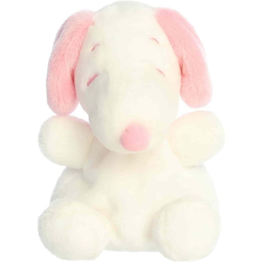 Aurora® Palm Pals™ Peanuts Snoopy Pink & White™ 5 Inch Stuffed Animal Toy