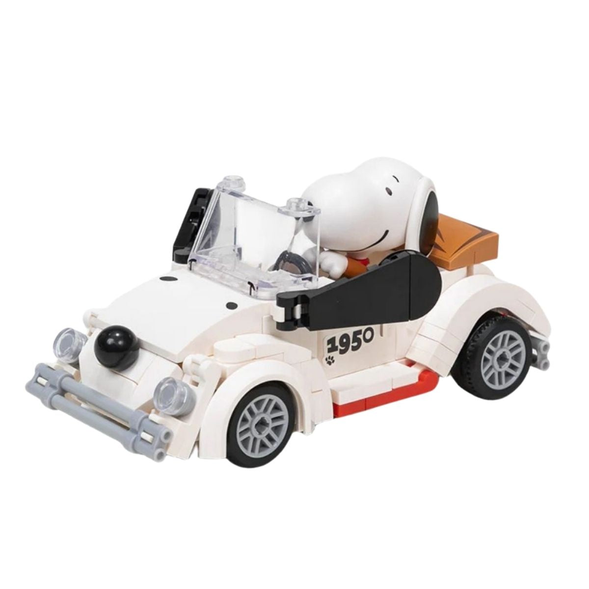 Pantasy Peanuts Snoopy Where We Go Series: Roadster Building Block Set – 148 Pieces
