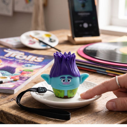 Bitty Boomers DreamWorks Trolls Branch Mini Wireless Bluetooth Speaker