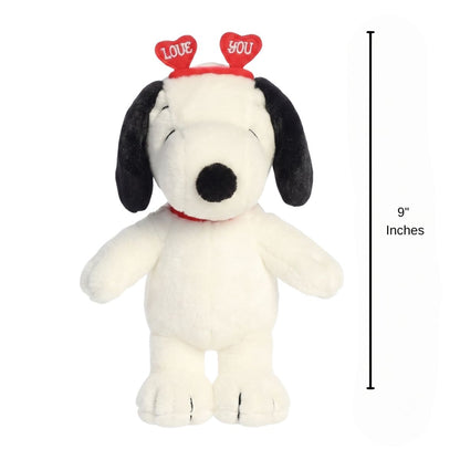 Aurora Peanuts Snoopy Love On The Mind 9-Inch Stuffed Animal Plush