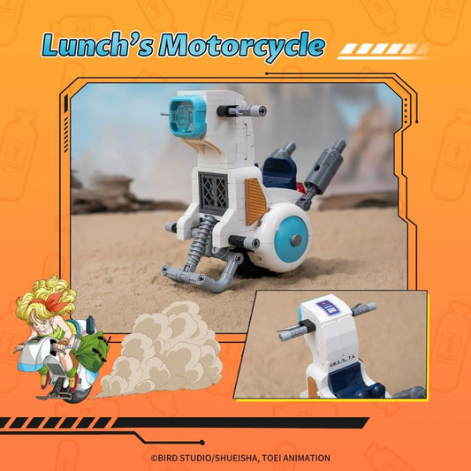 Pantasy Dragon Ball Classic Ride Series: Lunch’s Motorcycle Building Block Set – 325 Pieces