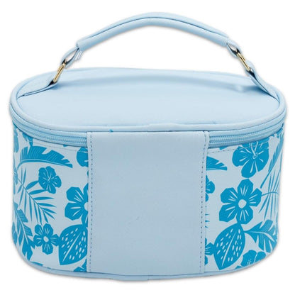 Disney Stitch Tropical Oval Cosmetic Bag Travel Case