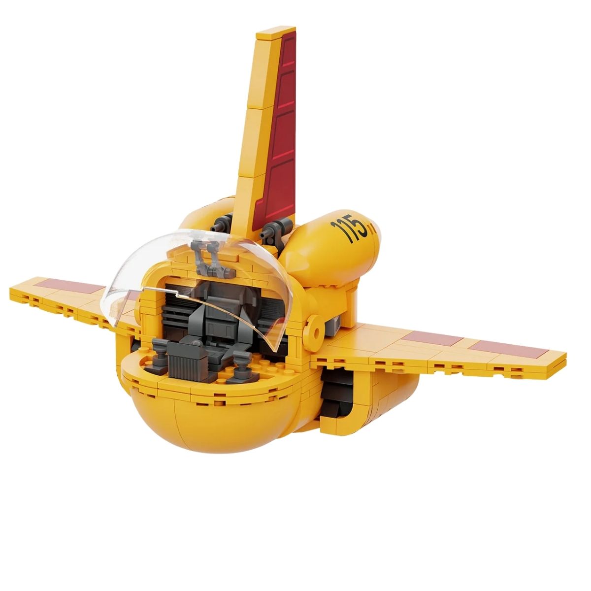 Pantasy Dragon Ball Classic Ride Series: Yamcha’s Airplane Building Block Set - 390 Pieces