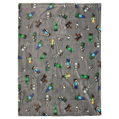 Minecraft Creeper 45" x 60" Reversible Throw Blanket