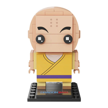 Pantasy Dragon Ball Krillin Building Block Set - 3.3" Anime Action Figure Toy, 79 Pieces