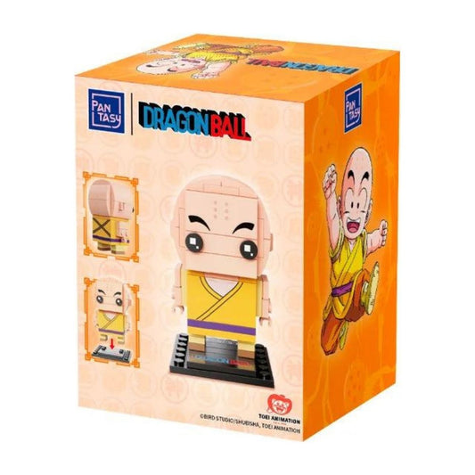 Pantasy Dragon Ball Krillin Building Block Set - 3.3" Anime Action Figure Toy, 79 Pieces