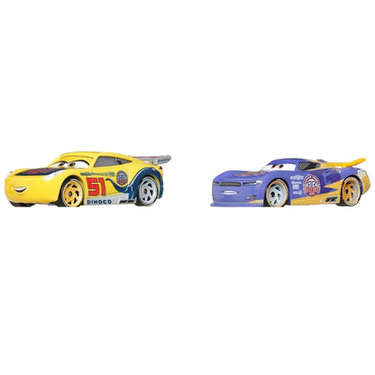 Disney Pixar Cars Scale 1:55 2 Pack Die-Cast Car Vehicle, Cruz Ramirez & Danny Swervez