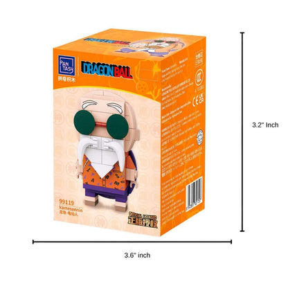Pantasy Dragon Ball Kamesennin Building Block Set - 3.6" Anime Action Figure Toy, 129 Pieces