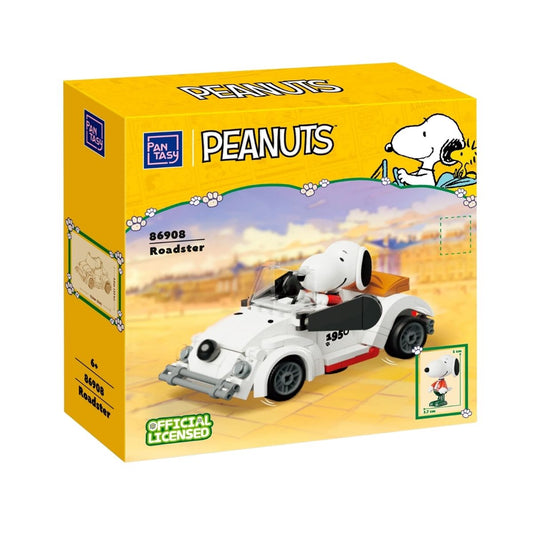 Pantasy Peanuts Snoopy Where We Go Series: Roadster Building Block Set – 148 Pieces