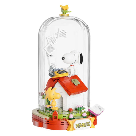 Pantasy Peanuts Snoopy Fantasia Series: Red House Dreams Building Block Set – 226 Piece Collectible Display