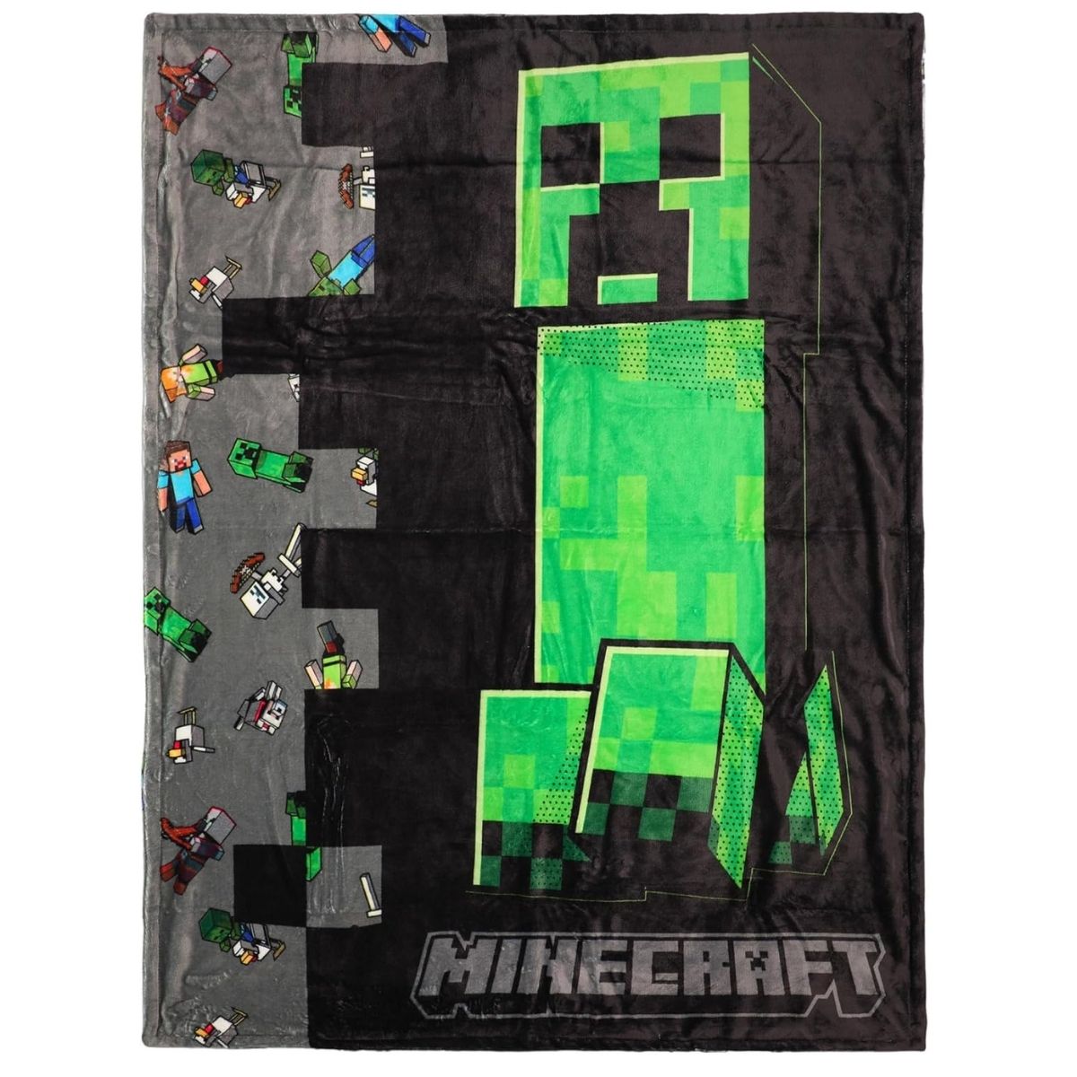 Minecraft Creeper 45" x 60" Reversible Throw Blanket